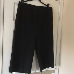 Black Talbots Capri Trousers